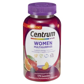 Centrum Women Multigummies Multivitamin Assorted Fruit 170 Gummies