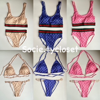 Socie.tycloset-V.6 Bikiniแบรนด์สายฝอ(มีฟองน้ำในตัว)