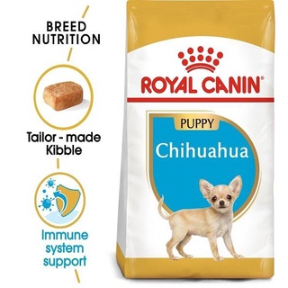 ✸Royal Canin Chihuahua Puppy 500 g.อาหารสุนัขพันธุ์ชิวาวา ช่วงหย่านม - 8 เดือน 500กรัม✱