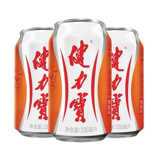 jianlibao Sports Drinks 健力宝 เครื่องดื่มเกลือแร่ 330ml orange flavor