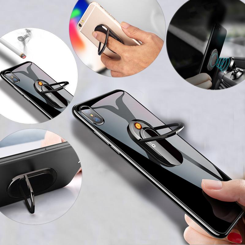 Creative USB Cigarette Lighter Mobile Phone Holder Universal Mobile
