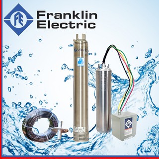 Franklin ปั๊มสูบน้ำบาดาลมอเตอร์  พร้อมใบพัด STAIRS รุ่น 4SD4/14 ขนาด 1/2"