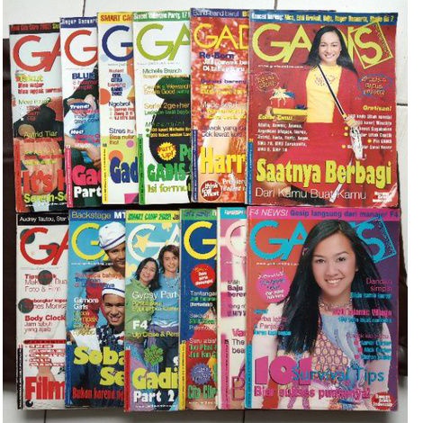 GADIS Magazine 2002 Edition Old School Magazine Used Magazine