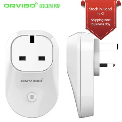 Orvibo S20 WiFi สมาร์ทซ็อกเก็ตมือถือรีโมทคอนโทรลกําหนดการปลั๊ก UK