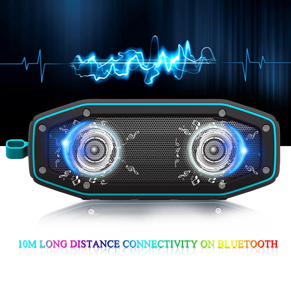 Bluetooth Speaker Outdoor Waterproof Portable Speaker 10W Sound Box ...
