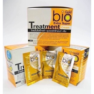 หมักไบโอกล่องสีทอง Gold bio Extra Super ใบโอทรีตเม้น ทองคำ (1กล่องมี24ซอง)