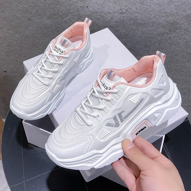 Siwon MS91 รองเท้าผ้าใบผู้หญิงนําเข้าเกาหลี