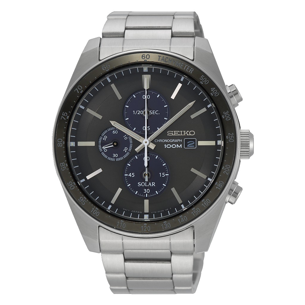 นาฬิกาข้อมือผู้ชาย Seiko Solar SSC715P1 Chronograph Analog Men's Watch