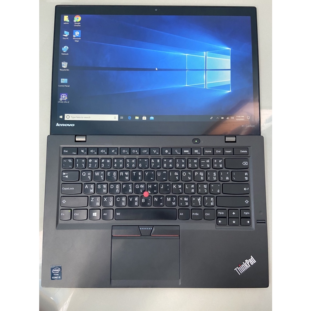 Laptop (โน๊ตบุ๊ค) Lenovo Thinkpad X1 Carbon Gen3 Full Option (รุ่นจอทัชสกรีนได้ พับจอลงแนวนอนได้ แป้นพิมพ์มีไฟ)