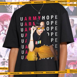 เสื้อยืดคอกลมเสื้อยืดแขนสั้น สไตล์ทหาร | เสื้อเชิ้ต J-Hope Poppin | เสื้อเชิ้ต Jung Ho-seok | เสื้อ bts | Bts merch | Kp