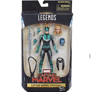 Marvel Legends Series Captain Marvel Movie 6 Inch Captain Marvel (Star Force) Figure