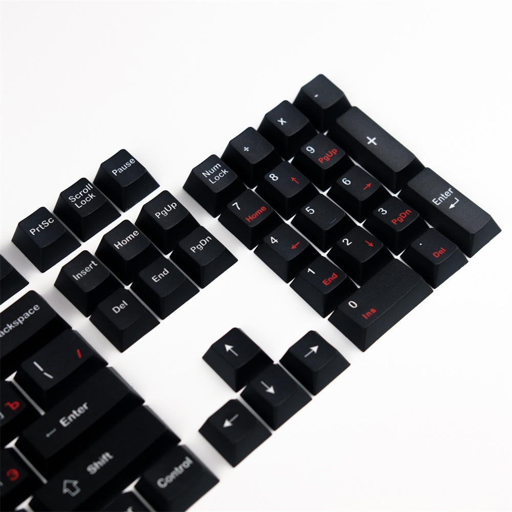 แป้นพิมพ์คอมพิวเตอร์ 120 Keys Dark Mechanical Keyboard Keycaps Russian ...