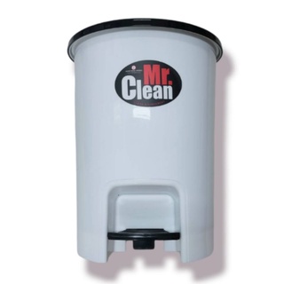 ถังแบบกลมขาเหยียบ ถูกที่สุด!! ถังขยะMr.Clean แบบกลมขนาด12ลิตร มีให้เลือก2สี สีขาวและสีเทา ขนาด27.5ซม.×35×5ซม.