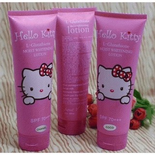 โลชั่น HELLO KITTY L-Glutathione SPF70+++ Lotion เฮลโล คิตตี้ แอล กลูต้าไธโอน