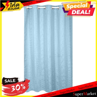 ผ้าม่าน EYELET HOME L&amp;S DAJONG UV 135X160 ซม. สีฟ้า ผ้าม่านหน้าต่าง CURTAIN HOME L&amp;S DAJONG UV 135X160CM CYAN