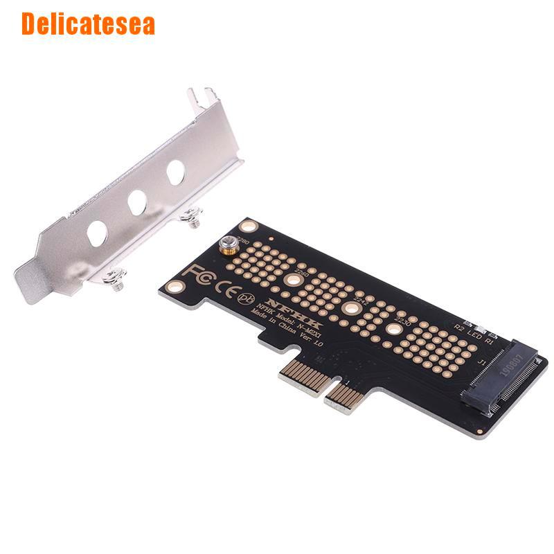อะแดปเตอร์การ์ด Nvme Pcie M 2 Ngff Ssd To Pcie X1 To M . 2 พร้อม