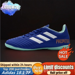 ส่งจากกรุงเทพ Adidas 18.1 TF แท้ มาใหม่ รองเท้าฟุตซอล รองเท้าฟุตบอล รองเท้าผ้าใบกีฬา Futsal Shoes