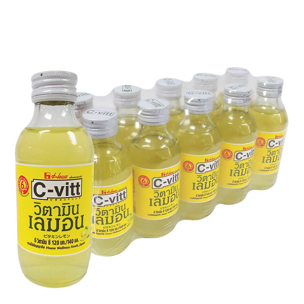 ซีวิต เครื่องดื่ม วิตามินซี รสเลมอน 140 มล. x 10 ขวด Civit Vitamin C Lemon Drink 140ml x 10 Bottles