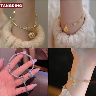 【COD Tangding】 สร้อยข้อมือ จี้กระดิ่งลวด ของขวัญพิเศษ เครื่องประดับแฟชั่นฤดูร้อน สําหรับผู้หญิง