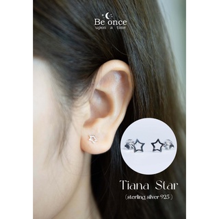 ต่างหูเงินแท้ 925  รุ่น Tiana Star