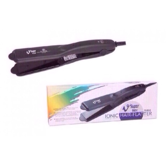 Super V Inter SU868 แท้ เครื่องหนีบผม ซุปเปอร์วี ไม่มีฟัน SU 868 Ionic Hair Flatter