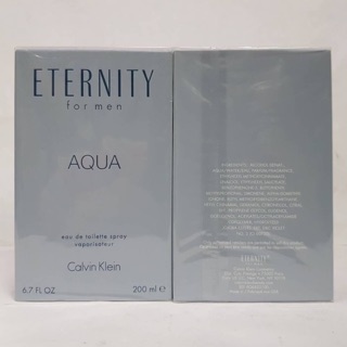 CK Eternity Aqua for Men EDT *200ml กล่องซีล