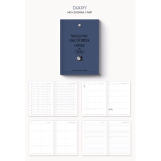 [แท้/พร้อมส่ง​] ไดอารึ่ Diary Astro 2022 Seasons Greetings Coffee or Tea Tea ver.