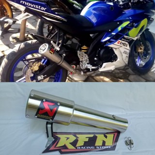 Slencer akrapovic pnp r 15 v3 jupiter mx king new gsx cbr 150 r cb 150 r vixion r nvl mega pro verza