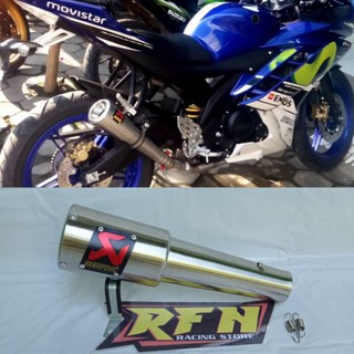 Slencer akrapovic pnp r 15 v3 jupiter mx king new gsx cbr 150 r cb 150 r vixion r nvl mega pro verza