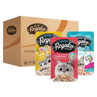 โปรโมชั่น : อาหารแมว รีกาลอส Regalos จากนอติลุส ยกลัง
