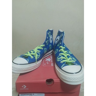 Converse Chuck 70 Peace Hi Blue รหัส 167913CU0BU