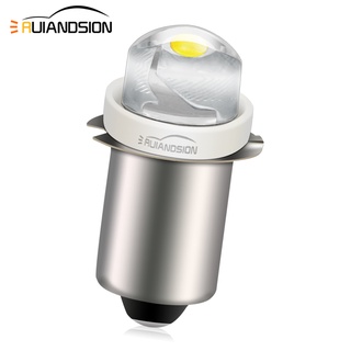 Ruiandsion ไฟฉาย Led P13.5S COB 0.5W 3V 4.5V 6V 12V 18V 3-18V 5-24V 3-24V สีขาว สีเหลือง แบบเปลี่ยน 1 ชิ้น