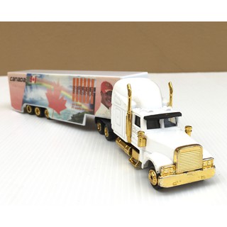 1/87 Trailer Ad Truck รุ่น American Truck Michael Schumacker F1 Champion 2004 Canada สีขาว (ยาว 23 cm)