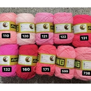 ไหมพรมอีเกิล Eagle ไหมอีเกิ้ล 420หลา 🧶 มี 105 สี (ม้วนใหญ่) ไหมคุณภาพดี ไหมพรม