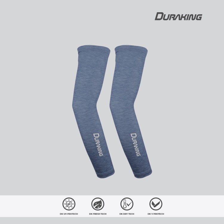 DK Arm Sleeve V2 Anti Virus Sports Heather All Size Steel Blue