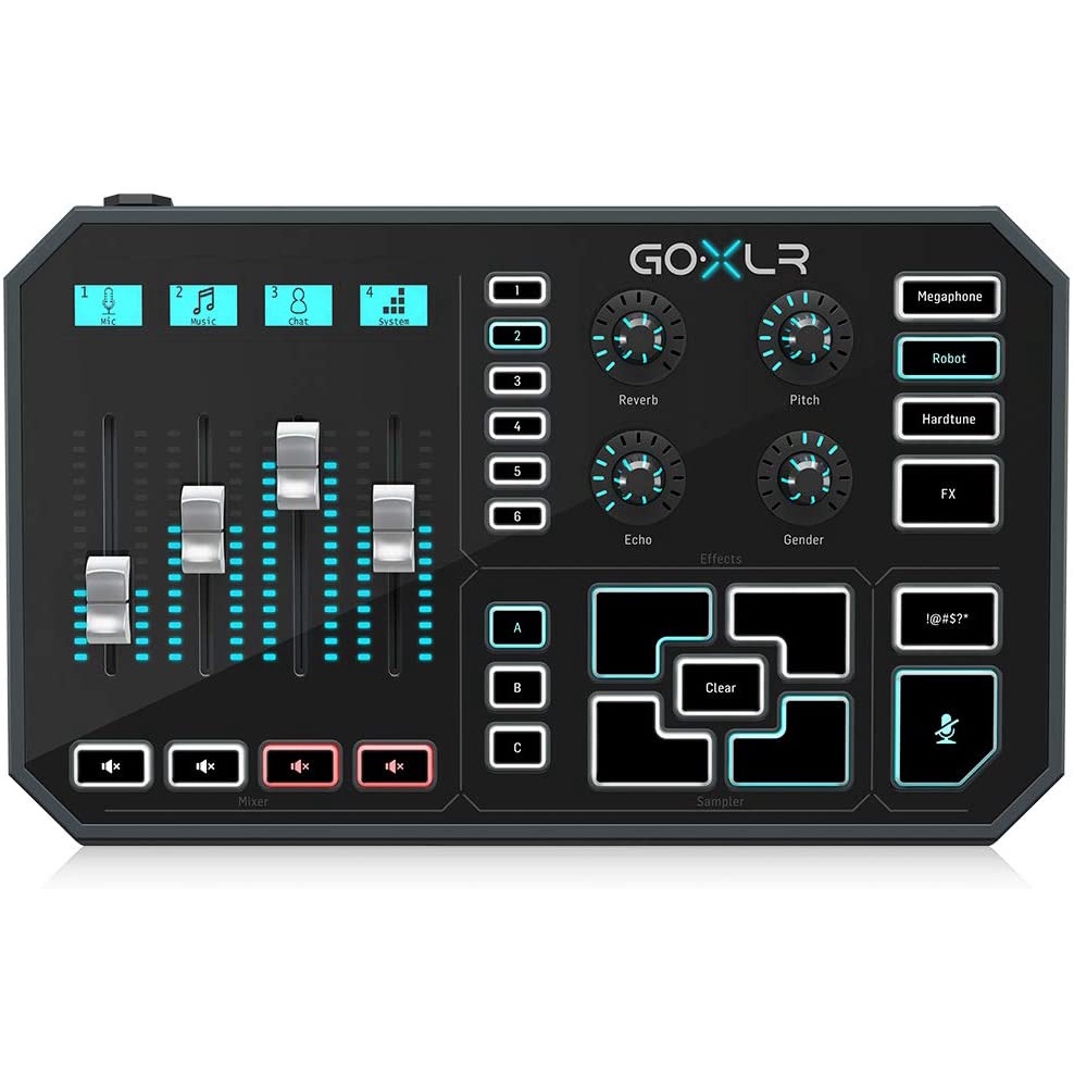 TC Helicon GoXLR-Mixer, Sampler, & Voice FX for Streamers