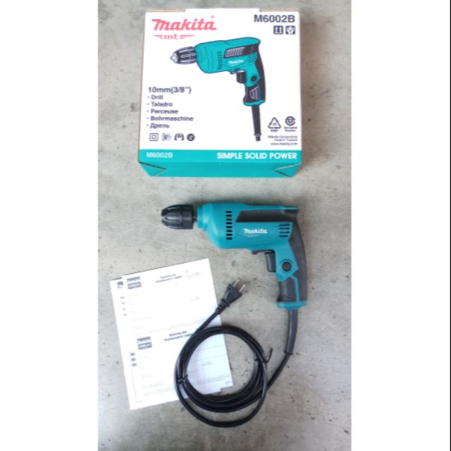 สว่านไฟฟ้า Maikta M6002B  มือบิด