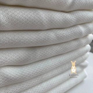 Kayla's Swaddle ผ้าอ้อมแบมบู 100% ขนาด 27x27 นิ้ว (70x70 cm) ครึ่งโหล/1 โหล