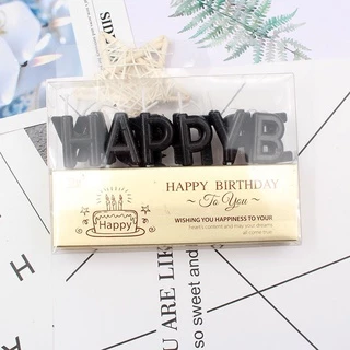 เทียนวันเกิด HBD Happy Birthday เทียนแฮปปี้เบิร์ดเดย์ เทียนปักเค้ก