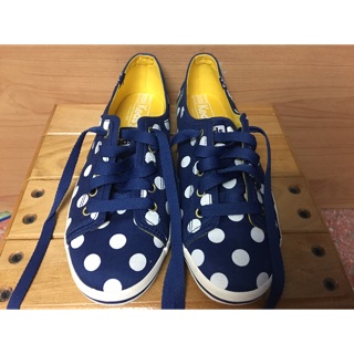 รองเท้า Keds ลายจุดน้ำสีน้ำเงินขาว  Size 38