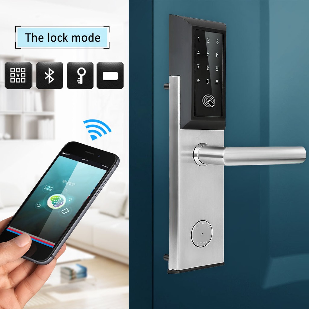 Digital Electronic Smart Bluetooth Door Lock Keypad Touch Screen