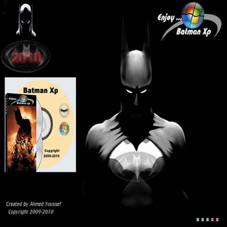 แผ่นโปรแกรมคอมพิวเตอร์ PC Windows BATMAN XP SP3 2010 ( 1 CD )