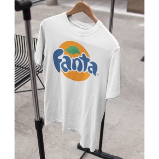 คอตต้อนคอกลมเสื้อยืด เสื้อคู่ Unisex รุ่น Fanta Edition T-Shirt สวยใส่สบายแบรนด์ Khepri 100%cotton comb พิมพ์สวย รีดทับไ