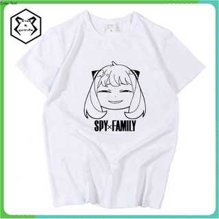 Spy x Family เสื้อยืดลําลอง แขนสั้น คอกลม สีพื้น สําหรับสตรี 2022 2022