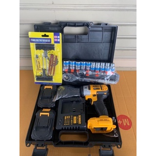 บล็อคไฟฟ้าDewalt แถม ดอก +ปะยาง +ลูกบล็อค