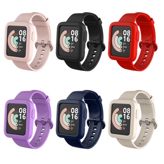 Xiaomi Mi Watch Lite นิ่ม ที่มีสีสัน นาฬิกา ป้องกัน เคสหน้าจอ ฝาครอบป้องกันผิว สําหรับ Xiaomi Mi Watch Lite อุปกรณ์เสริมสายรัด