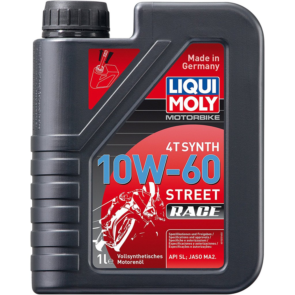 LIQUI MOLY ENGINE OIL RACE FULLY 10W60 4T 1L