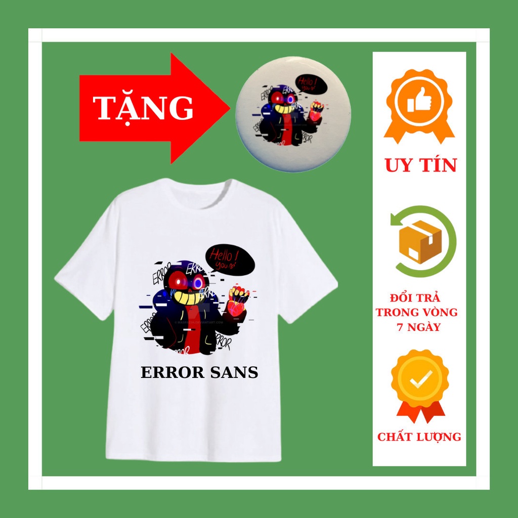 สุดเท่ Error Sans 404 Ink Sans Mix Sans Cross Sans เสื้อสําหรับเด็กชายและเด็กหญิงทุกขนาดตั้งแต่ 10กก