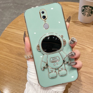 เคสโทรศัพท์ OPPO F11 A9 F11 PRO F9 F9 PRO A59 F1S สีลูกกวาด นักบินอวกาศ ขาตั้งกล้องดีลักซ์