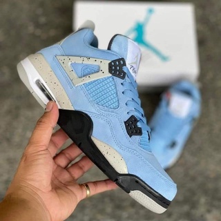 Air JORDAN 4 UNIVERSITY BLUE (คุณภาพสูง)